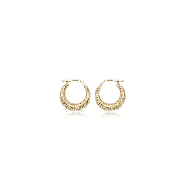 Shrimp Style Hoop Earrings Baxter's Fine Jewelry Warwick, RI