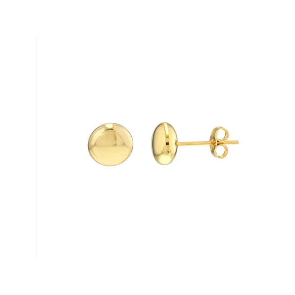 7.0mm Flat Rnd Pebble Stud Earrings Baxter's Fine Jewelry Warwick, RI