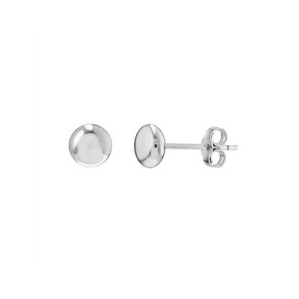 5.5mm Flat Rnd Pebble Stud Earrings Baxter's Fine Jewelry Warwick, RI