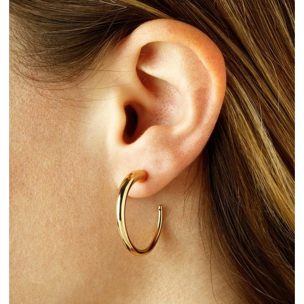 Small Hoop Earrings Image 2 Baxter's Fine Jewelry Warwick, RI