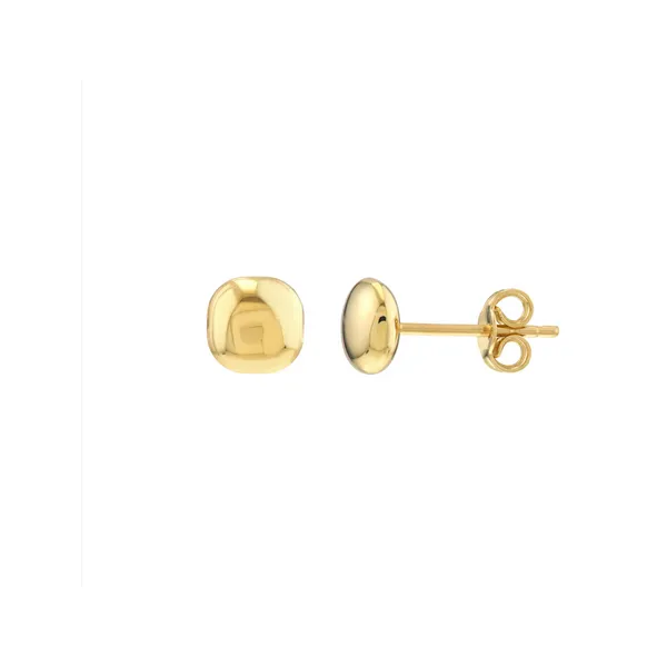 6.0mm Cushion Pebble Stud Earrings Baxter's Fine Jewelry Warwick, RI