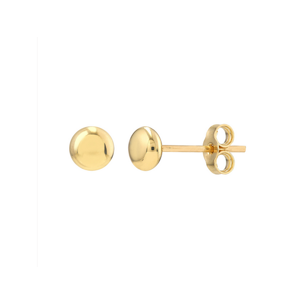 4.5mm Flat Rnd Pebble Stud Earrings Baxter's Fine Jewelry Warwick, RI