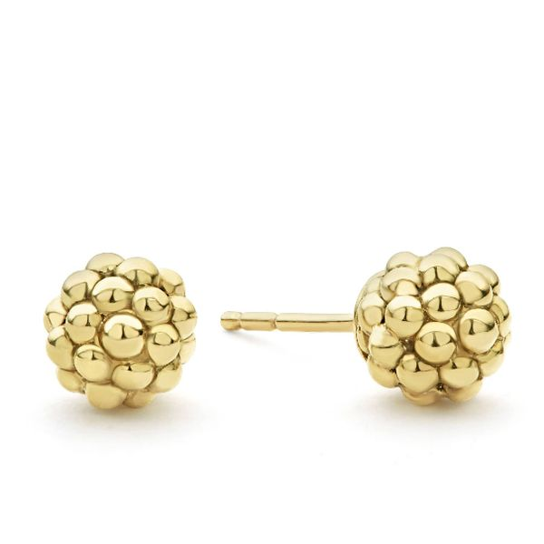 Gold Caviar Ball Earrings Baxter's Fine Jewelry Warwick, RI