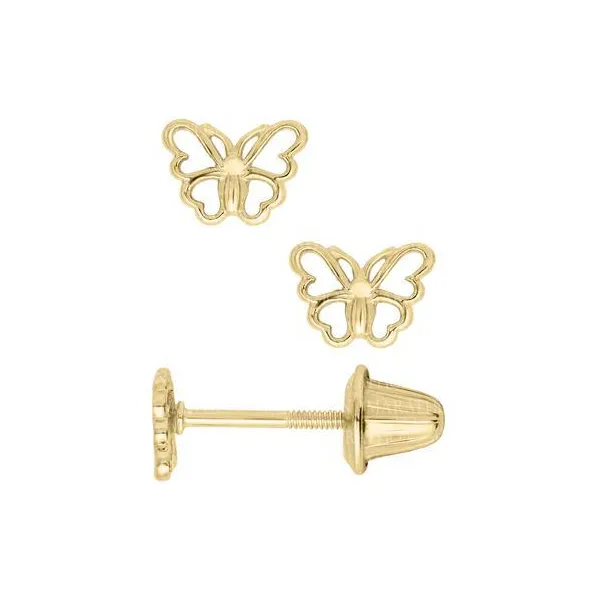 Children's Butterfly Stud Earrings Baxter's Fine Jewelry Warwick, RI