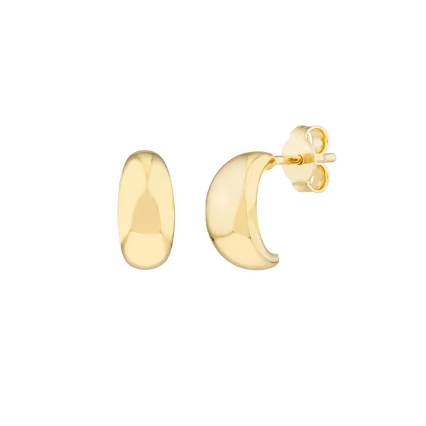 High Polished 1/2 Hoops Baxter's Fine Jewelry Warwick, RI