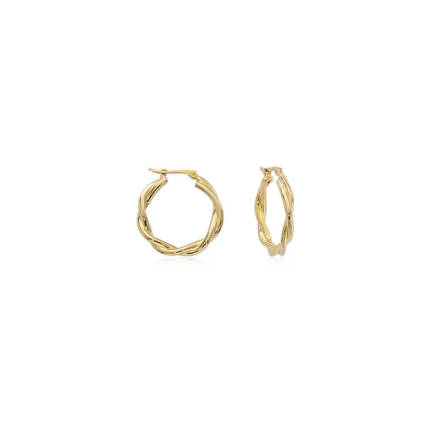 14k Small Twisted Hoops Baxter's Fine Jewelry Warwick, RI