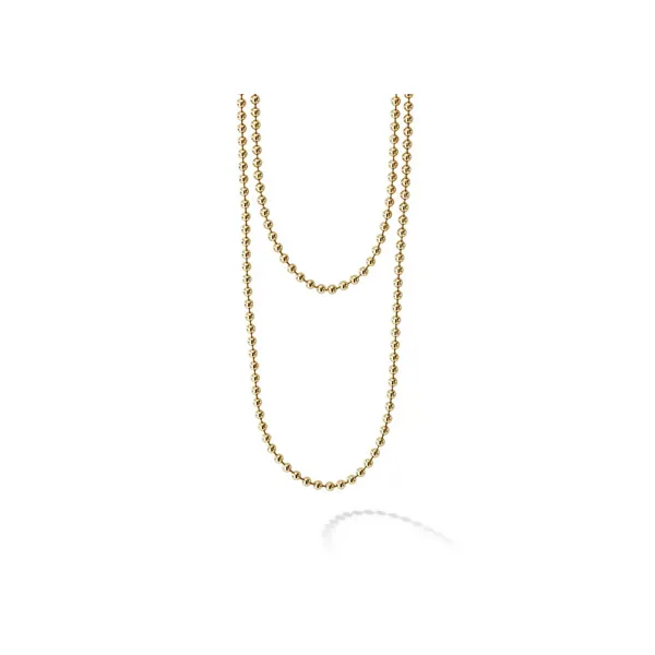 18K Gold Beaded Necklace Baxter's Fine Jewelry Warwick, RI