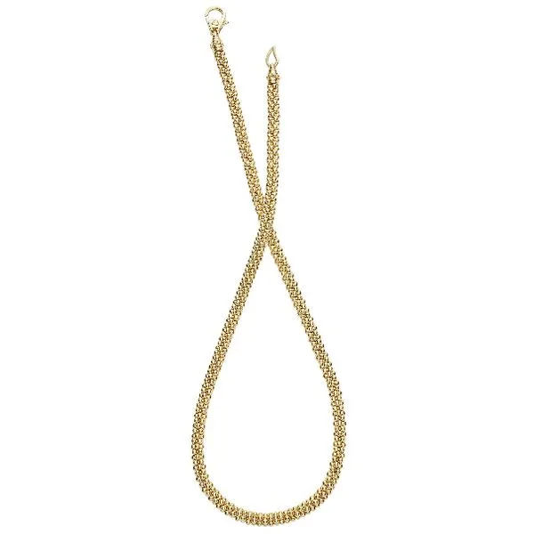 Classic Gold Caviar Necklace 16\
