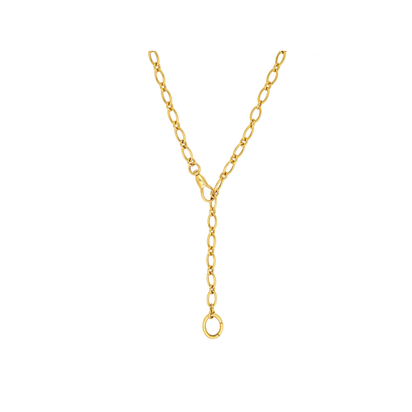 Oval Link Lariat Necklace Image 2 Baxter's Fine Jewelry Warwick, RI