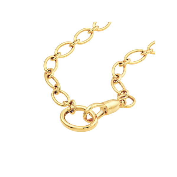 Oval Link Lariat Necklace Image 3 Baxter's Fine Jewelry Warwick, RI