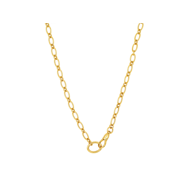 Oval Link Lariat Necklace Baxter's Fine Jewelry Warwick, RI