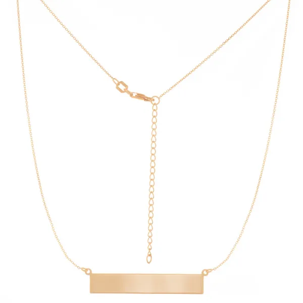 Gold Bar Necklace Baxter's Fine Jewelry Warwick, RI