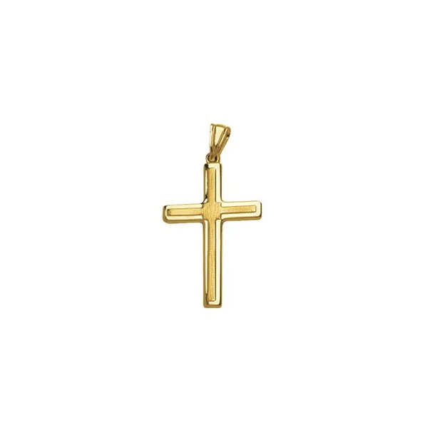 Gold Satin Cross