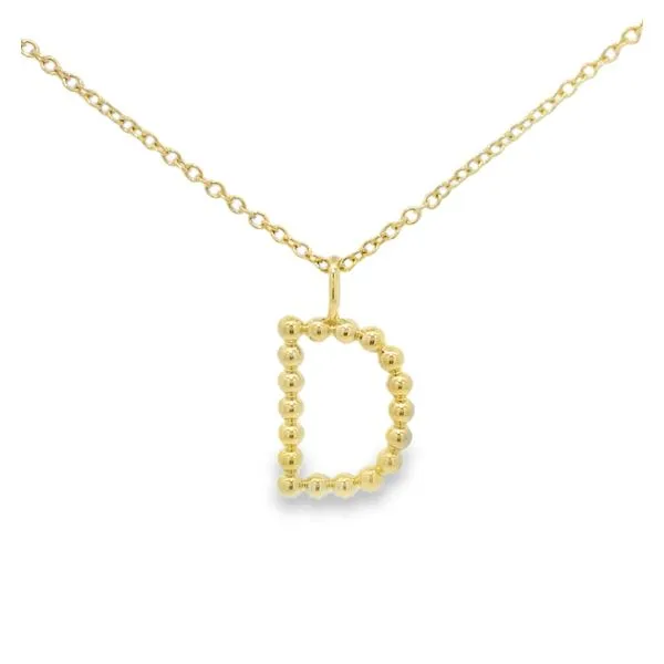 Beaded Initial D Charm