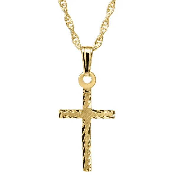 Childrens 14k Cross Pendant Baxter's Fine Jewelry Warwick, RI