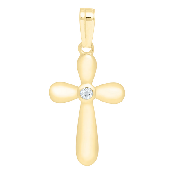 Childrens 14K Cross Pendant Baxter's Fine Jewelry Warwick, RI