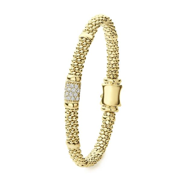 Caviar Gold and Diamond Bracelet Image 2 Baxter's Fine Jewelry Warwick, RI