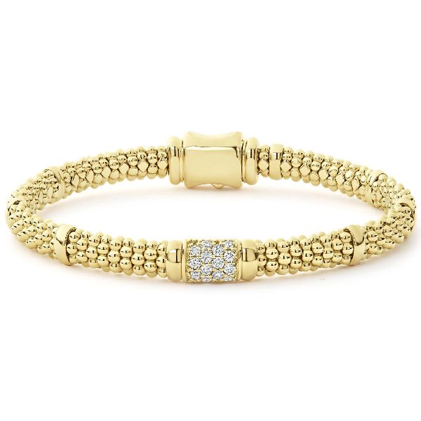 Caviar Gold and Diamond Bracelet Baxter's Fine Jewelry Warwick, RI
