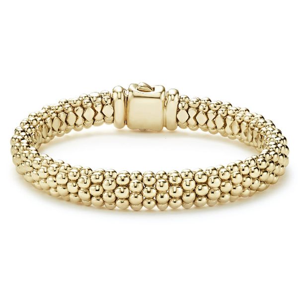 9mm Gold Caviar Bracelet Baxter's Fine Jewelry Warwick, RI