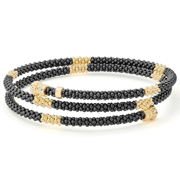 Black and Gold Wrap Bracelet Baxter's Fine Jewelry Warwick, RI