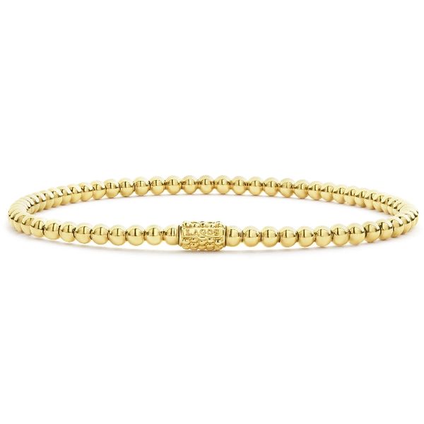 3mm Gold Stretch Bracelet Baxter's Fine Jewelry Warwick, RI