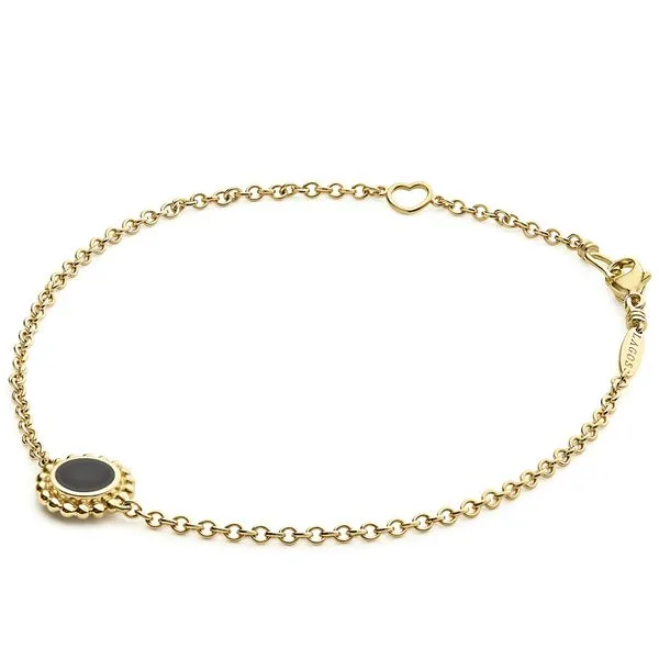 Single Station Round Onyx Bracelet thumb image 2