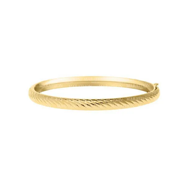 Gold Filled Embossed Baby Bangle Baxter's Fine Jewelry Warwick, RI