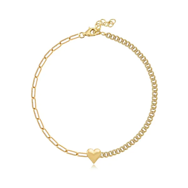 14k 50-50 Bracelet Baxter's Fine Jewelry Warwick, RI