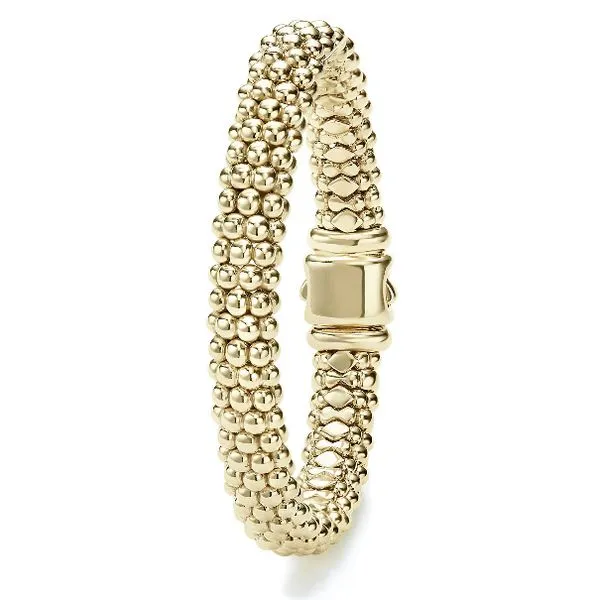 9mm Gold Caviar Bracelet thumb image 2