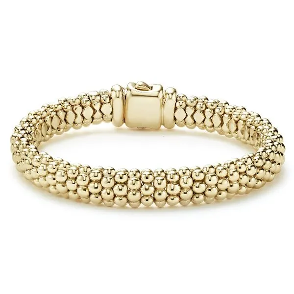9mm Gold Caviar Bracelet thumb image 1