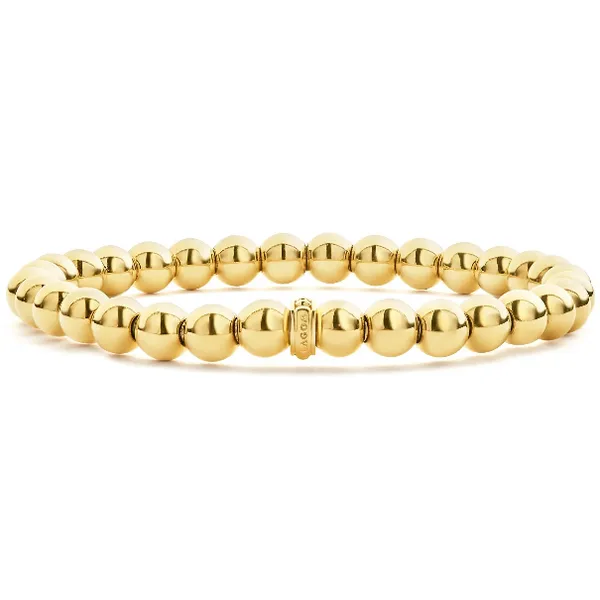 6mm Gold Bead Bracelet Baxter's Fine Jewelry Warwick, RI