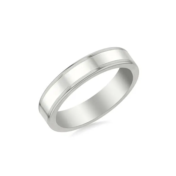 Platinum Brushed Finish 5mm Band