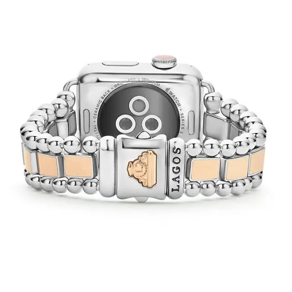 18k Rose Gold and Stainless Steel Apple Watch Band thumb image 2