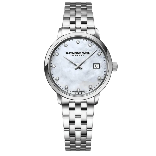 Toccata Ladies White Mother-of-Pearl Diamond Quartz Watch Baxter's Fine Jewelry Warwick, RI