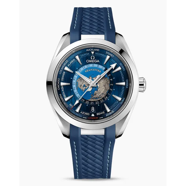 Seamaster Aqua Terra 150M Co-Axial Master Chronometer GMT Worldtimer 43 mm Baxter's Fine Jewelry Warwick, RI