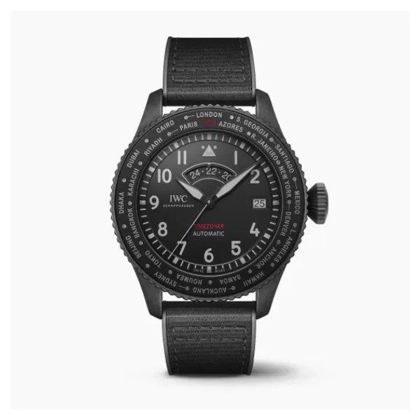 Pilots Watch Timezoner TOP GUN Ceratanium®