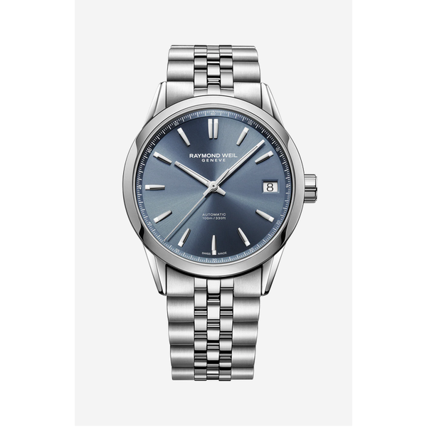 Freelancer Date Blue Dail Steel Watch, 40mm Baxter's Fine Jewelry Warwick, RI