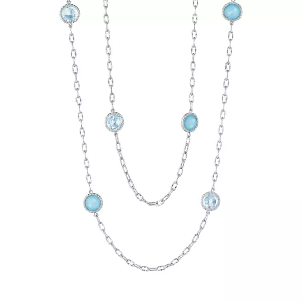 38” Raindrops Necklace featuring Assorted Gemstones Baxter's Fine Jewelry Warwick, RI