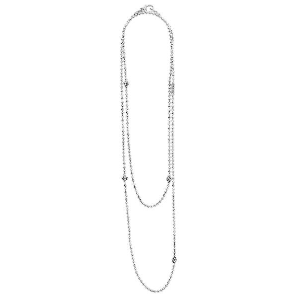 Long Caviar Beaded Necklace Image 2 Baxter's Fine Jewelry Warwick, RI