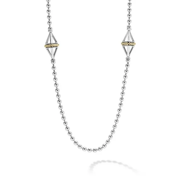 Five Station Pyramid Necklace thumb image 1