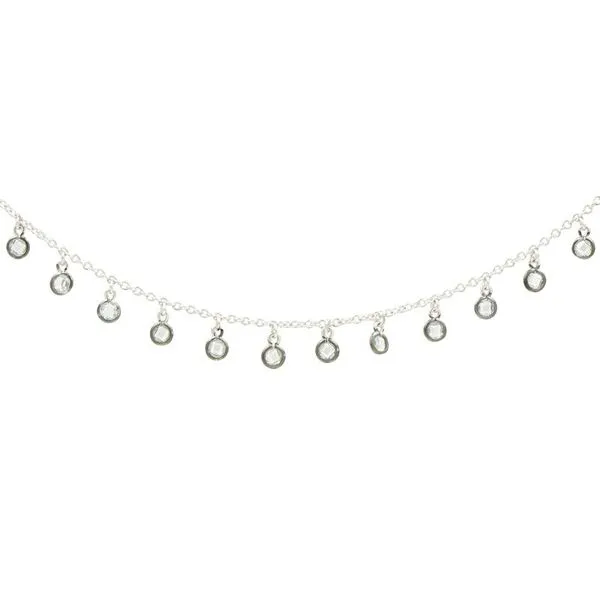Bezel Drop Necklace thumb image 1