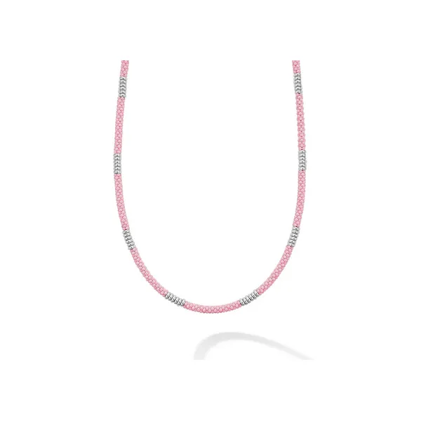 Silver Station Ceramic Beaded Necklace similar item image