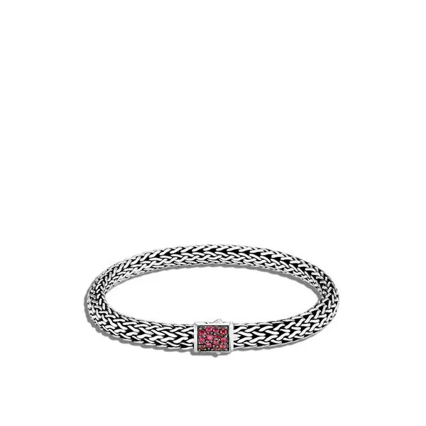 Reversible Classic Chain Bracelet, African Ruby thumb image 1