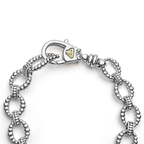 Two Tone Love Knot Bracelet Image 2 Baxter's Fine Jewelry Warwick, RI