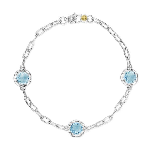 Triple Gem Bracelet featuring Sky Blue Topaz Baxter's Fine Jewelry Warwick, RI