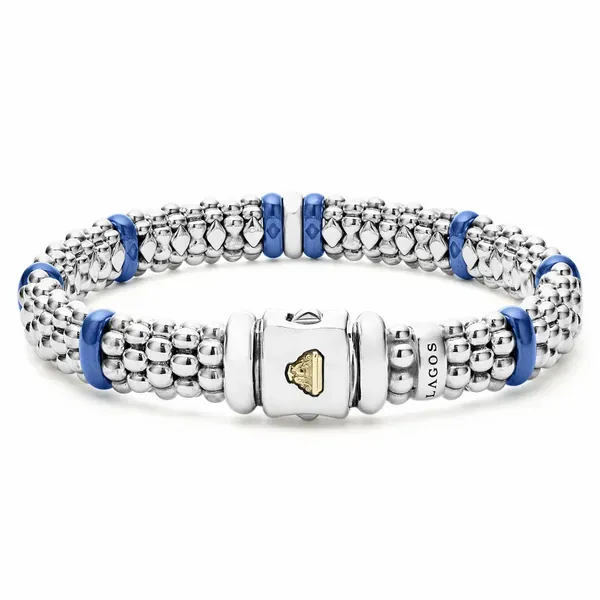 Single Station Diamond Caviar Bracelet Image 2 Baxter's Fine Jewelry Warwick, RI