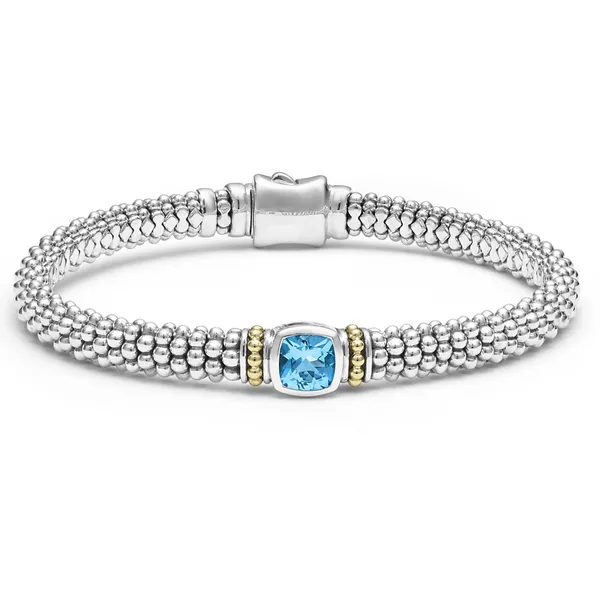 6mm Swiss Blue Topaz Caviar Bracelet Baxter's Fine Jewelry Warwick, RI