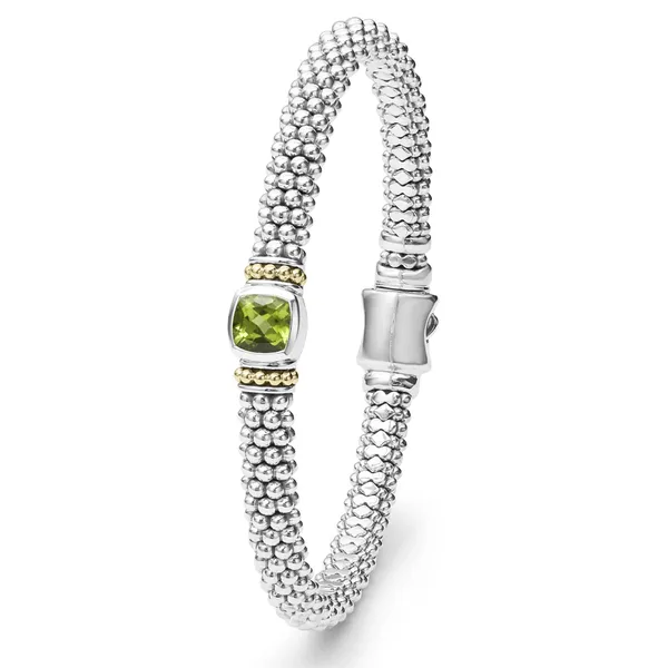 6mm Peridot Caviar Bracelet Image 2 Baxter's Fine Jewelry Warwick, RI