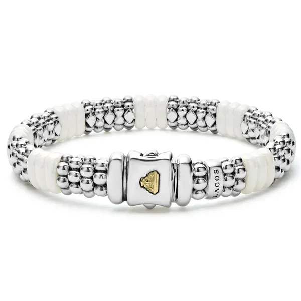 Ceramic Caviar Beaded Bracelet