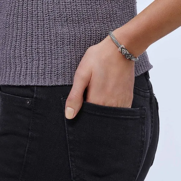Asli Link Station Bracelet, Black Sapphire, Spinel thumb image 2